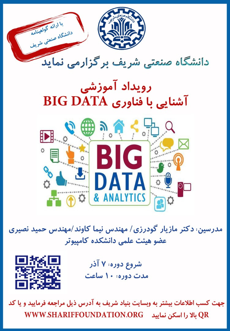 آشنایی با فناوری Big Data پوستر رویداد 