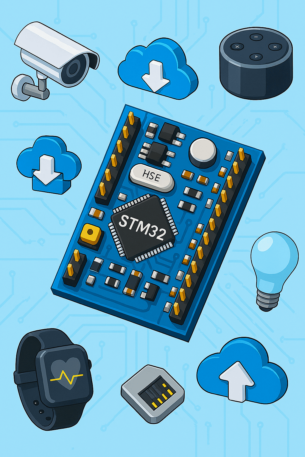 رویداد آموزش مقدماتی برنامه نویسی پردازنده های STM32 پوستر رویداد 